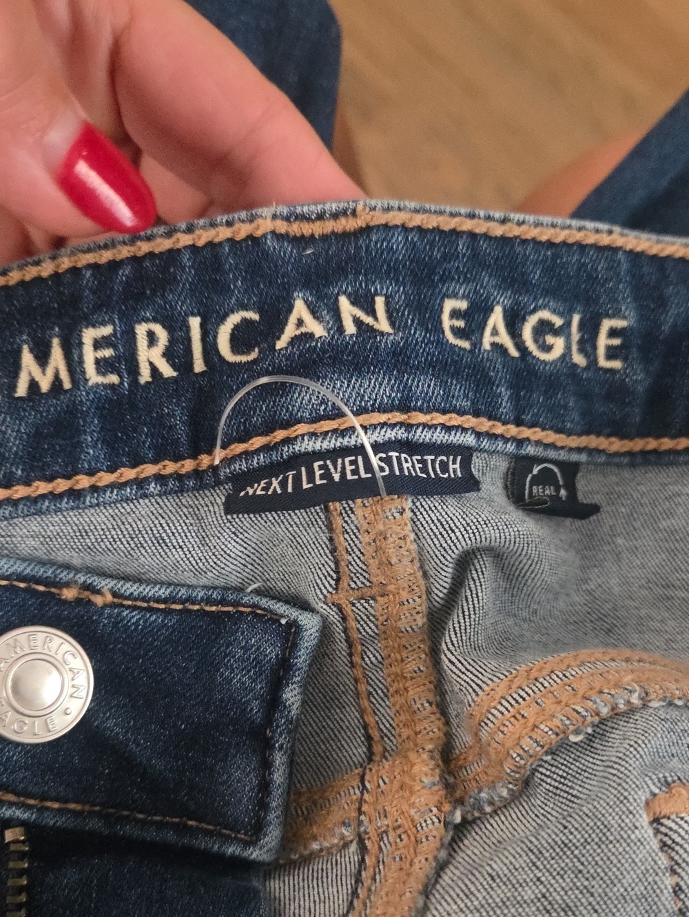 American Eagle Outfitters Women’s Dark Blue Stretch Jeggings